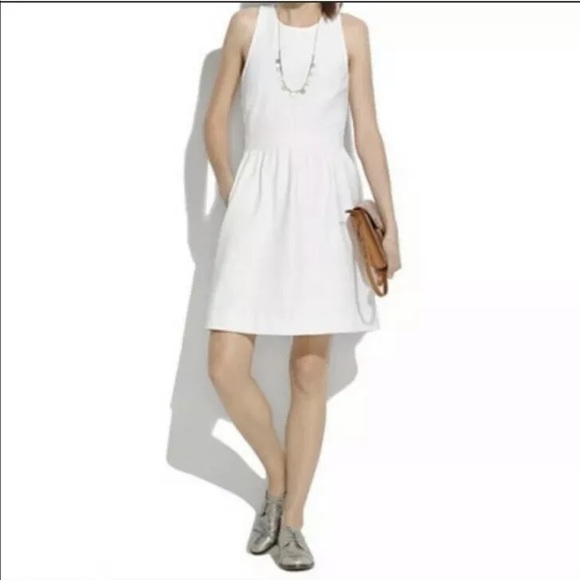 Madewell Dresses & Skirts - Madewell Pierside Zip Back Racerback dress Sz S